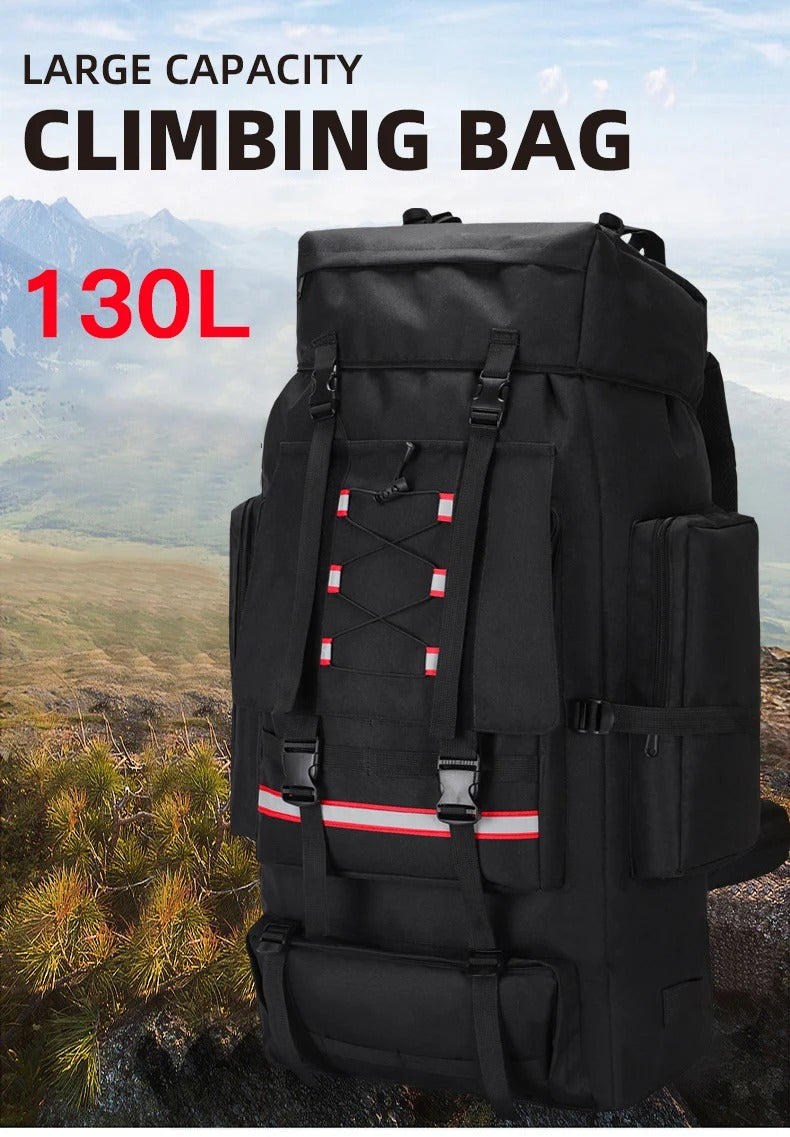 130L Waterproof Hiking Backpack – Durable, Lightweight